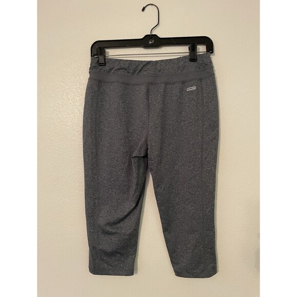 Danskin Now Women’s Medium 8-10 Gray Capri Pants Dri More Fitted Running - Picture 2 of 4